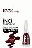 Flormar Sedefli Parlak Oje (BORDO) - Pearly Nail Enamel - Pl068 Velvet Bordeaux - 8682536035279