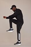 DeFactoFit Standart Fit Jogger Eşofman Altı Skuba Dalgıç Kumaş Sporcu Beli Lastikli B4537AX25SPBK81