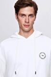 Twn Relaxed Fit Ekru Baskılı Sweatshirt 3ECE24ORT0240