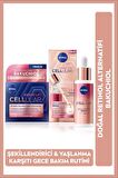 Nivea Cellular Expert Lift Doğal Retinol Alternatifi Saf Bakuchiol Cilt Serumu 30ml, Gece Yüz Kremi 50ml