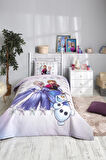 Özdilek Frozen Forsted Tek Kişilik Disney Lisanslı Lastikli Fitted Çarşaf Kapitone Çocuk Nevresim Takımı