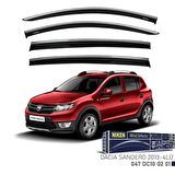 Dacia Sandero Niken Kromlu Cam Rüzgarlığı 4lü Set 2013 2020