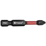 İmpact Bits Uç Matkap Ucu Tornavida Ucu Vidalama Ucu İmpact PH2-50 mm - 1 ADET 