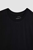 DeFactoFit Oversize Fit Bisiklet Yaka Sporcu Kısa Kollu Tişört B1161AX24SPBK81