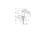 Artema Root Round A42705 Lavabo Bataryası, Krom