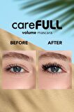 Flormar Hacim Veren Besleyici Maskara (SİYAH) - Carefull Volume - 000 Black - 8682536084093