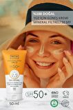 INCIA %100 Doğal Yüz Güneş Kremi Leke Karşıtı Mineral Filtreli Yüksek Koruma SPF 50+ UVA UVB 50 ml