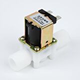 12V DC NC Plastik Su Solenoid Vana - 1/2"