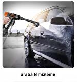 Kraft Hart Çift Akülü Şarjlı Yüksek Basınçlı Oto Araba Bahçe Yıkama Sulama ve Temizleme Tabancası Makinesi