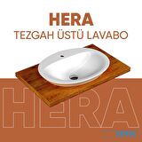 Serel Hera 46x60 cm Tezgah Üstü Çanak Lavabo HR34TXS110H