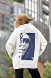 Tasarım Billie Eilish Lunch Baskılı Unisex Oversize Şarkıcı Hoodie