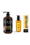 Tuzsuz Argan Yağı Özlü Şampuan 1.000 ml + Mucizevi Argan Keratin Yağ Iksiri Serum 100 ml