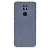 Xiaomi Redmi Note 9 Kılıf Nano İçi Kadife Silikon - Gri