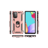 Samsung Galaxy A23 4g Kılıf Sofya Yüzüklü Silikon Kapak - Rose