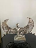 Dekoratif İsis Biblo Mısır Tanrıçası Melek şamdan modeli biblo 