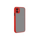 İphone 12 Kılıf Montreal Silikon Kapak - Kırmızı