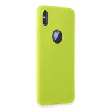 İphone X Kılıf First Silikon - Parlak Sarı