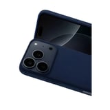İphone 17 Pro Max Nano İçi Kadife Silikon - Lacivert