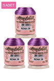 3 Adet Altınbaşak Oya ve Dantel İpi 20 gr - No: 036