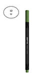 Gıpta Thick 0.4 mm Fineliner Çam Yeşili Kalem 12'li