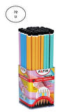 Fatih Kurşun Kalem Üçgen Mercanlı Pastel Renkli Fa12070kl00 (72 Li Paket)