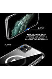 Iphone 12 Pro Max Kılıf Kamera Lens Korumalı Magsafe Destekli Şeffaf Darbe Emici Sert Kapak