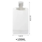 3 Adet 100ml Krem Şampuan Kabı Tekrar Kullanılabilir Set