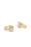 Taşlı Küpe - Pembe — Renk: Pembe