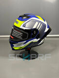 WOSEN Ws-202 Güneş Vizörlü Çene Açılır Kask Matt Black (Şeffaf Vizörlü)