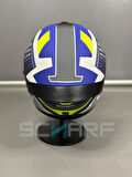 WOSEN Ws-202 Güneş Vizörlü Çene Açılır Kask Matt Black (Şeffaf Vizörlü)