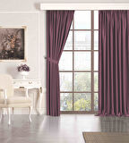 Quartz Blackout Açık Mürdüm Rengi Karartma Perde