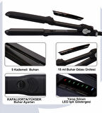 Beauty Steam Style Hair Buharlı Saç Düzleştirici ve Şekillendirici (Black)