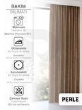 Home Daily Series Kahve Rengi Ada Fon Perde