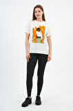 BASKILI BİSİKLET YAKA T-SHIRT (A21-10520)
