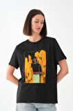 BASKILI BİSİKLET YAKA T-SHIRT (A21-10520)
