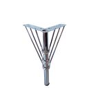 Krom Flamingo Model 4lü Paket 18cm Metal Ayak