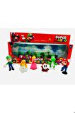 Süper Mario 6 Lı Set Oyuncak Super Mario Oyuncak Figür Seti