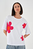 ALEXANDERGARDI Çicek Desenli Kadın T-shirt