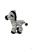 Peluş Oyuncak Sevimli Zebra-zürafa-eşşek 30 Cm 3 Adet