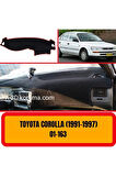 Toyota Corolla E100 1991-1995 Ön Torpido Koruma Koruyucu Kilifi Halisi Örtüsü Aksesuarları Yedek