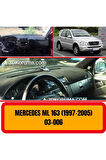 Mercedes -benz W163 1997-2005 Ön Torpido Koruma Koruyucu Kilifi Halisi Örtüsü Aksesuarları Yedek