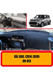Kia Soul 2014 Ön Gögüs Panel Torpido Koruma Koruyucu Kilifi Halisi Örtüsü