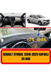 Renault Symbol (2018-2021) Kapaklı Torpido Koruma Koruyucu Kilifi Halisi Örtüsü Aksesuar Yedek Parça