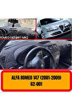 Alfa Romeo 147 Mk1 - Mk2 2001-2009 Ön Örtüsü Göğüs Panel Torpido Koruma Koruyucu Halısı Yedek