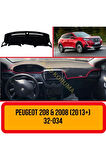 Peugeot 208 & 2008 (2013 ) Ön Gögüs / Panel / Torpido Korumasi / Kilifi / Halisi / Koruyucu / Örtüsü