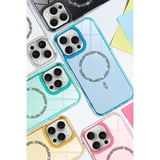 İphone 16 Pro Live Diamond Magsafe Kapak - Sarı