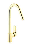 VitrA Idealıne X-Lıne A4211523 Eviye Bataryası, Altın