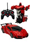 Robota Dönüşen Uzaktan Kumandalı Robota Dönüşen Araba FERRARİ