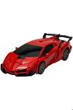 Robota Dönüşen Uzaktan Kumandalı Robota Dönüşen Araba FERRARİ