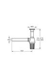 Plastik Lavabo Sifonu Seti A45109